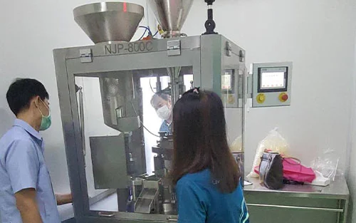 ส่งมอบเครื่องบรรจุแคปซูลอัตโนมัติ NJP- 800C ที่ จ.ชลบุรี